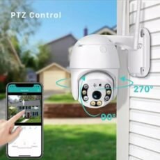 PTZ IP WIFI OUTDOOR FULL TIME COLOUR CAMERA 360 (4mp) with PIR